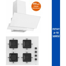 Ferre ve Afm Tech Markalı Fethy A-10  Ocak +Davlumbaz 2'li Ankastre Set  ( SS206 + FM3301)