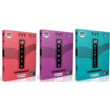 Oksijen Yayınları Oksijen Tyt Fizik + Kimya + Biyoloji Denemesi Seti 3 Kitap