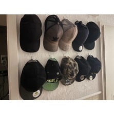 Sora Design 3'lü Şapka Duvar Askısı Şapka Düzenleyici ve Saklama Aparatı