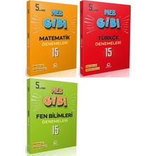 Oksijen Yayınları Oksijen 5. Sınıf Matematik + Türkçe + Fen Lgs Gibi Branş Denemeleri Seti 3 Kitap