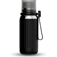 Allmug 500 ml Siyah, Paslanmaz Çelik Termos - 304 Kalite Sağlıklı Iç Hazne - Sızdırmaz Seyahat Termosu