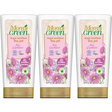 3'lü Set Mom's Green Organik Sertifikalı Duş Jeli - Kır Çiçekleri 400 ml 3 Al 2 Öde Ecocosmos