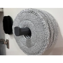 Sora Design Robot Süpürge Mop Bezi Için Duvar Askı Aparatı Kurutma ve Düzenleme Standı