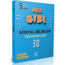 Oksijen Yayınları Oksijen 5. Sınıf Sosyal Bilgiler Meb Gibi 30 Lu Branş Denemeleri