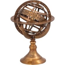 Authentic Pirinç Kafes Dünya Küre Horoskop 20CM