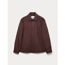 Marks & Spencer Regular Fit Yün Karışımlı Gömlek Ceket