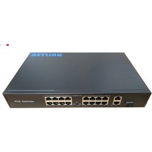 Netlink 16 Port Poe 10/100+ 2gigabit UPLİNK+1SFP-NTL16SFPAF