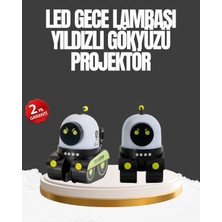 Narnuga Çocuk Odası Için Müzikli ve Işıklı Robot Projektör