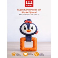 GiGwi Suppa Puppa Sesli Penguen Peluş Köpek Oyuncağı - Küçük Irk & Yavru Diş Kaşıyıcı
