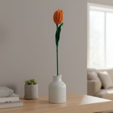 Uretti - Tuğba 9352 El Örgüsü Kapalı Lale Çiçeği