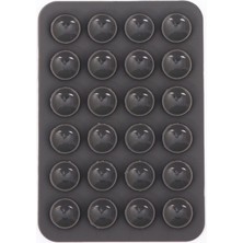 Zore Kare Öpücüklü 03 Çift Taraflı Silikon Tutucu 5,50CM x 8cm - Gri