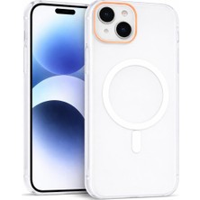 Vissona iPhone 13 Uyumlu Magsafe Wireless Şarj Özellikli Mat Sert Arka Kapak Kılıf