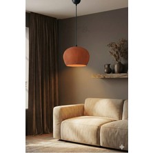 Decory Elysium Kiremit Modern Dokulu, Pinterest Tarzı Özel Tasarım Tekli Sarkıt Avize (Bioplastik) E27