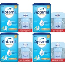 Nutrıcıa Aptamil Pronutra 800GR Devam Sütü No:4 (1-2 Yaş) + Suluk Hediye (4 Lü Set)