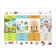 43 Cici Süsler Organizasyon Aylar ve Mevsimleri Öğreniyorum Sınıf Içi  Afiş Pvc Kaplı 30X42 cm