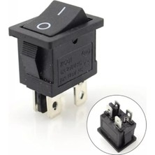 Maroces MR-122 Mini Siyah Işıksız Anahtar On-Off 4 Bacaklı