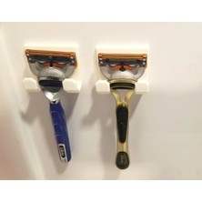 Sora Design 2'li Duvar Tipi Jilet ve Tıraş Bıçağı Askısı - Banyo Düzenleyici