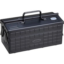 Toyo Steel ST-350BK Çelik İki Aşamalı Çok Amaçlı Alet Çantası Siyah