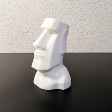 Sora Design Minimalist Moai Biblo– Dekoratif Paskalya Adası Figürü