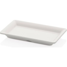 Külsan 101710.CW - Happy Chef Maya 4'lü Dikdörtgen Sunum Tabağı 17X10 cm - H.2 Cm, Thermoset Melamin