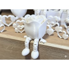 Sora Design Dekoratif Gül Figür Oturan Süs Obje