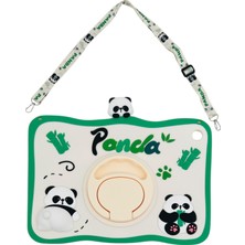 Nettech Samsung Galaxy A9 Plus X210 Uyumlu Maskot Panda Seri Arka Koruma