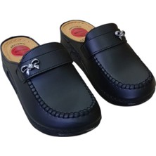 Stil Shoes Kadın Anne Anatomik Terlik Önü Kapalı Topuk Dikeni Özellikli Ortopedik Terlik 1503