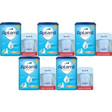 Nutrıcıa Aptamil Pronutra 800GR Devam Sütü No:4 (1-2 Yaş) + Suluk Hediye (5 Li Set)