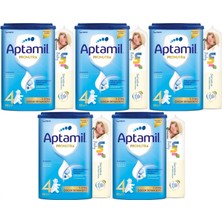Nutrıcıa Aptamil Pronutra 800GR Devam Sütü No:4 (1-2 Yaş) + Islak Mendil Hediye (5 Li Set)