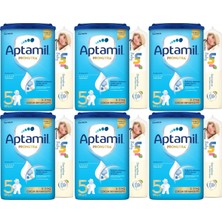 Nutrıcıa Aptamil Pronutra 800GR Devam Sütü No:5 (2-3 Yaş) + Islak Mendil Hediye (6 Lı Set)