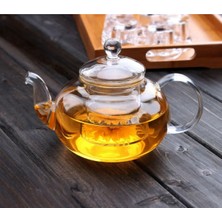 Borosilikat Cam Bitki Çayı Demliği 1000 ml ( Tek Demlik)