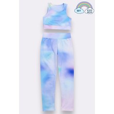 My Kids Wear Kız Çocuk Çok Amaçlı Desenli Mayo & Spor Takımı 12448
