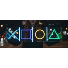 Neonled Playstation LED Duvar Konsol Simgeleri