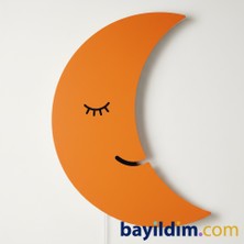 BAYILDIM Uykucu Dostlar Ay Dede Ahşap LED Duvar Gece Lambası – Bebek & Çocuk Odası