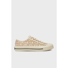 Guess Carey Logolu Bağcıklı Sneaker Ayakkabı FLPCARFAL12 Bayan Ayakkabı Flpcar FAL12 Gold