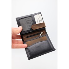 Willpolo Hakiki Dana Derisi Dikey Büyük Boy Cüzdan Kartlık (11.5x9.5cm)