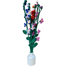 Uretti - Tuğba 9352 4449 El Yapımı Gökkuşağı Buketi 7'li Çiçek