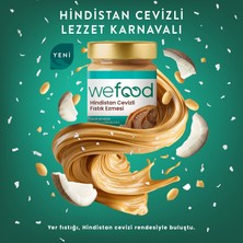 Wefood Hindistan Cevizli Fıstık Ezmesi 300 gr Katkısız Lezzet ve Doğal İçerik ile