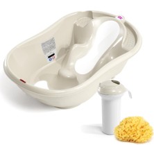 Okbaby Onda Evol Bebek Banyo Seti 3 Parça Kırık Beyaz