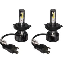 3 Tıkla MaxPower Dacia Sandero 2008-2012 H4 Far Beyaz Led Xenon 8000 Lümen