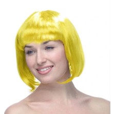 SHC4200 Sarı Küt Peruk Saç