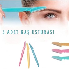 Eco Lounge Tinkle Kaş Usturası 3'lü Set - Mükemmel Kaşlar Için Hassas ve Etkili Aracınız