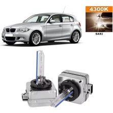 3 Tıkla Bmw 1 Serisi E87 2003-2012 Xenon D1S / D1R 4300K Sarı Hıd Xenon Ampul 2 Adet