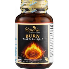 Kiperin Burn | Yağ Yakıcı | L-Karnitin, Yeşil Çay, Guarana, Zencefil, Garsiniya, Kafein | 60 Kapsül