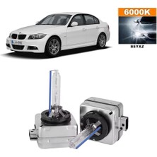 3 Tıkla Bmw 3 Serisi E90 2005-2012 Xenon D1S / D1R 6000K Beyaz Hıd Xenon Ampul 2 Adet