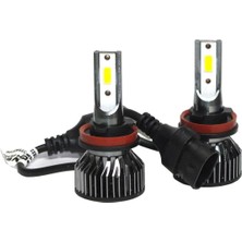 3 Tıkla MaxPower Nissan Qashqai 2014-2022 H11 Sis Farı Beyaz Led Xenon 8000 Lümen