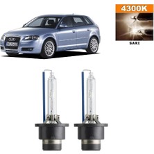 3 Tıkla Audi A3 8p1 2004-2008 D2S / D2R 4300K Sarı Hıd Xenon Ampul 2 Adet