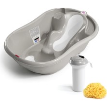 Okbaby Onda Evol Bebek Banyo Seti 3 Parça Açık Gri
