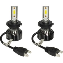 3 Tıkla MaxPower Volkswagen EOS 2007-2015 H7 Kısa Far Beyaz Led Xenon 8000 Lümen