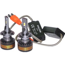 3 Tıkla Evolution Opel Adam 2013-2025 Uzun Far H7 Beyaz Led Xenon 22000 Lümen